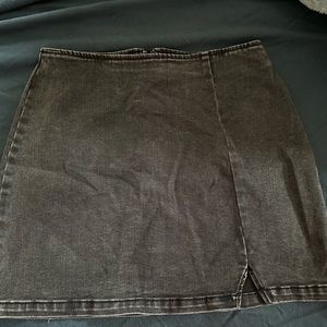 Size 8 black denim skirt